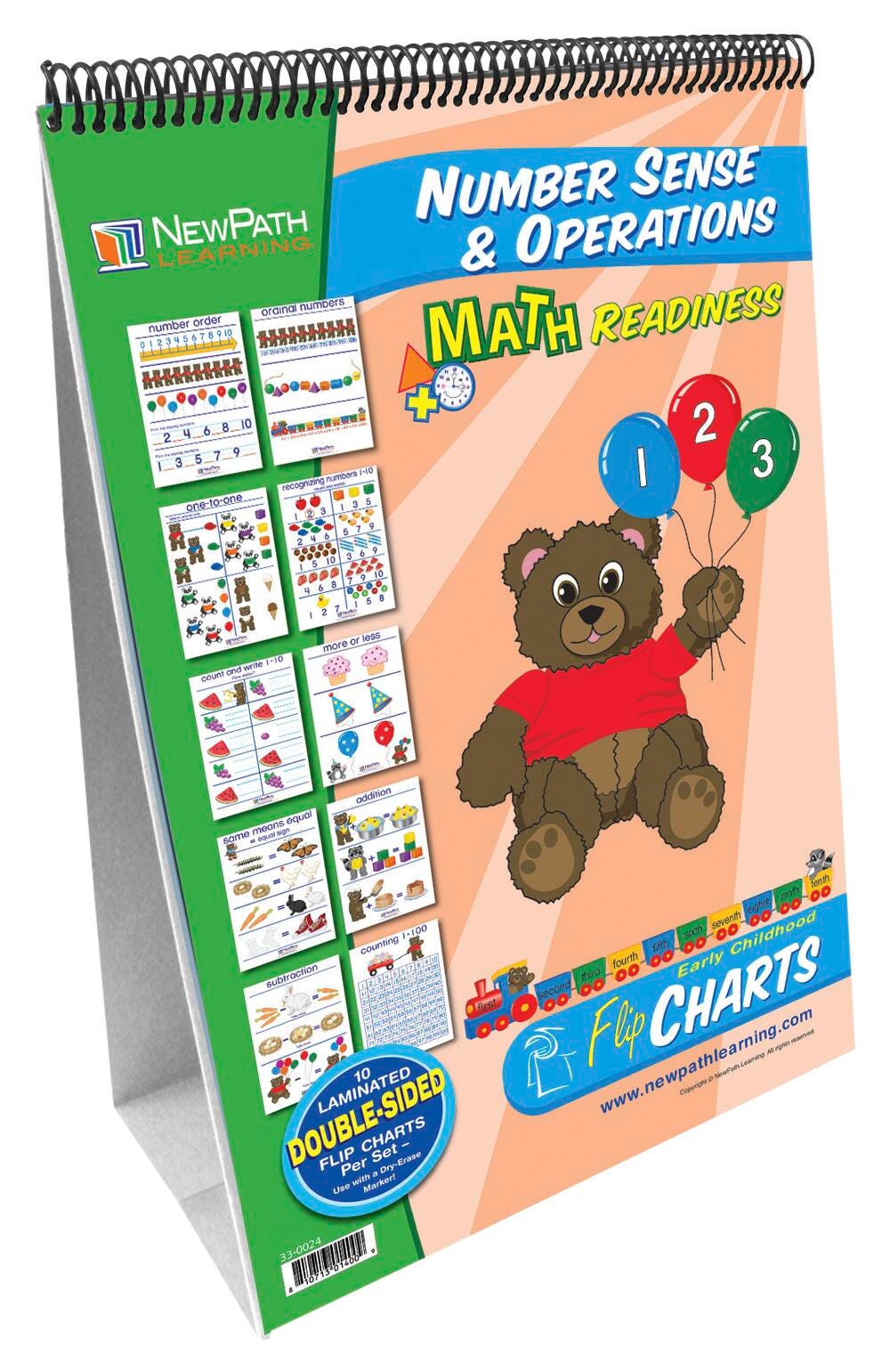 NewPath Learning Number Sense Flip Charts, Item Number 1399627